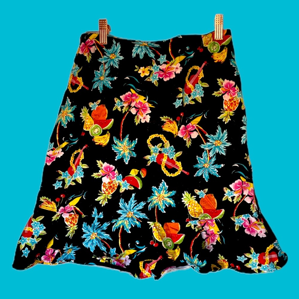 Bamboo Traders Floral Skirt